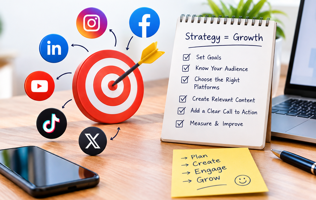 How to Create a Social Media Strategy That Actually Has a Purpose