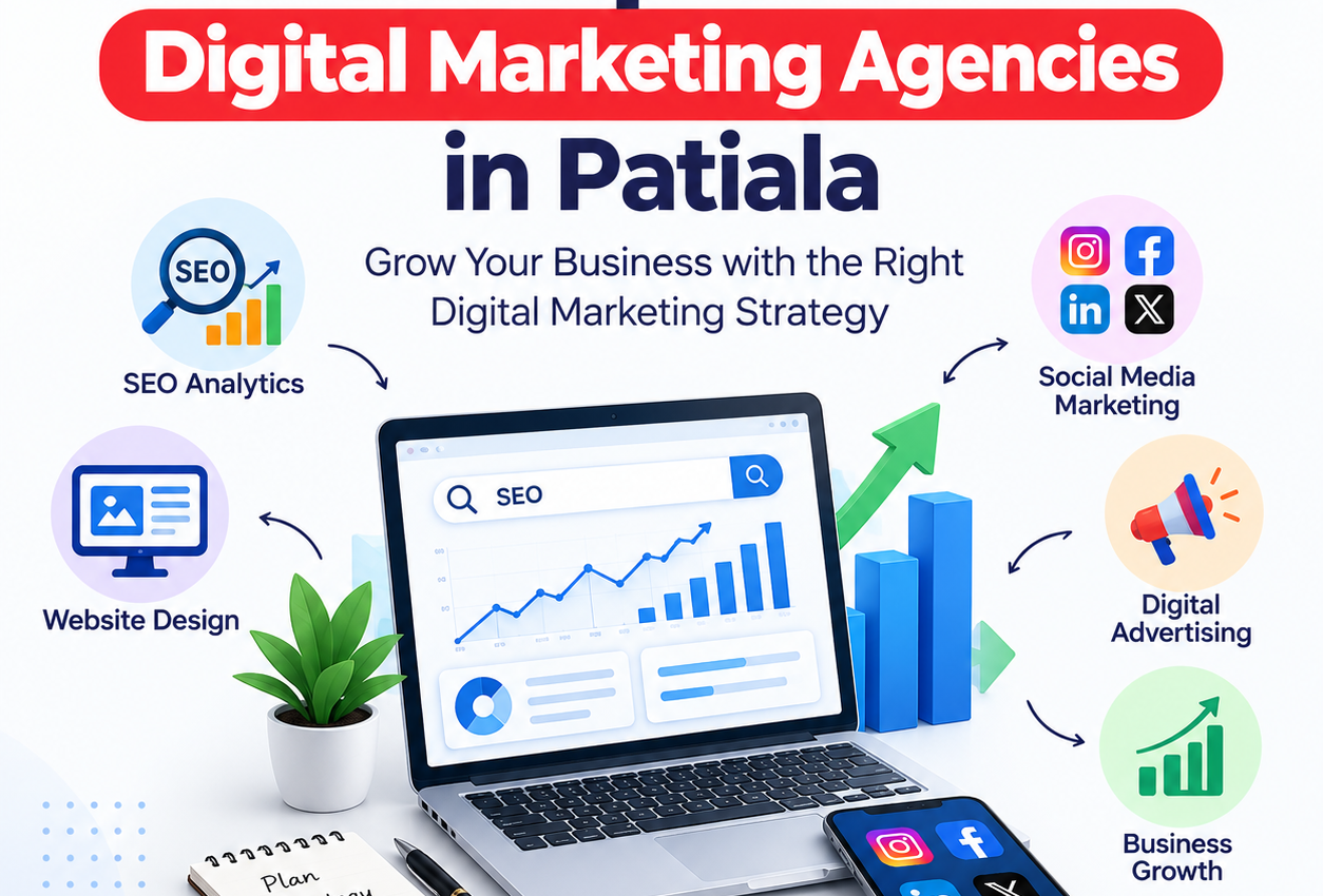 Top 10 Digital Marketing Agencies in Patiala – Kamal Media